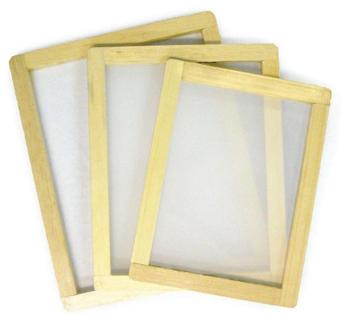 Redwood Printing Frame 470 x 330mm with 43T Mesh Turners Art Supplies